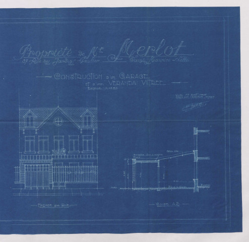 37 rue des jardins Caulier.