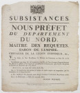 Arrêté préfectoral suspendant l'exportation des grains et farines de toute espèce