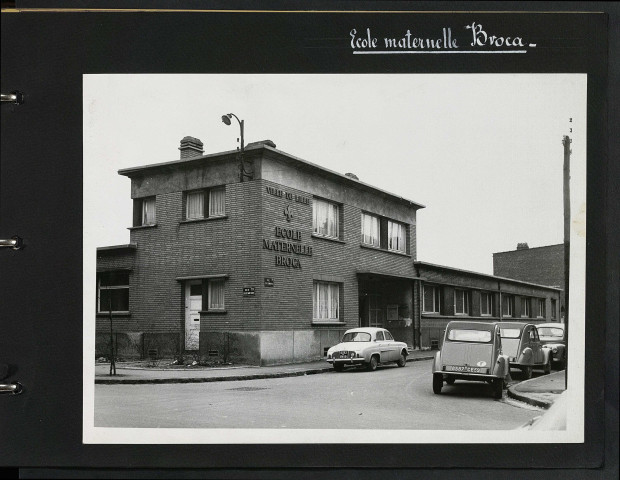 Ecole maternelle Broca, rue du commerce