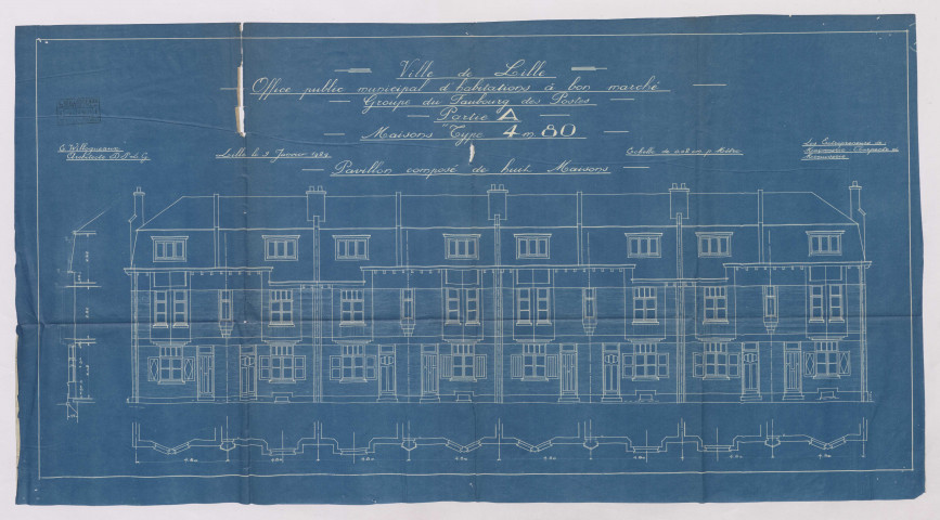2e groupe du sud rue du Faubourg des Postes.
