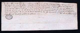 Déclaration de Jean, châtelain de Lille, concernant le service d'ost qu'il a accompli dans l'armée du comte de Flandre lors de l'expédition dirigée contre l'évêque de Liège (8 avril 1276).