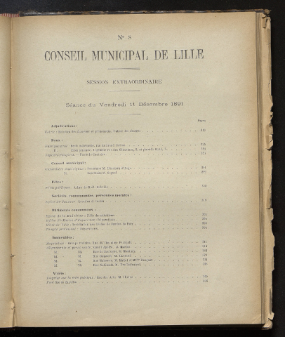 séance du 11 décembre 1891