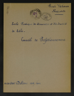 Conseil de perfectionnement de l'école pratique de commerce et d'industrie de Lille.