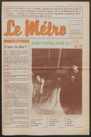 Le Métro .- Amusons-nous !