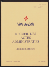 Délibérations, séance du 12 mai 2003.