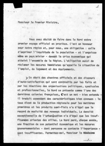 Visite de Jacques Chaban-Delmas à Lille.