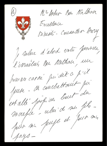 Venue d'Asher Ben Natan à Lille.