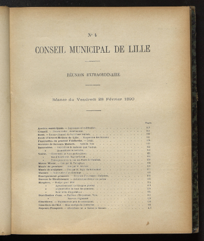 séance du 28 février 1890