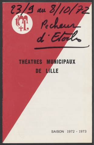 Le pêcheur d'étoiles, 23/09 au 08-10/1972.