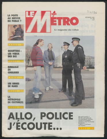 Le Métro .- Allo, police j'écoute&