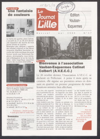 Le Journal de Lille - Editions des mairies de quartiers - n°37