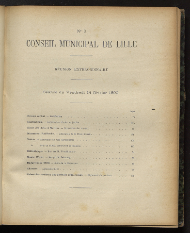 séance du 14 février 1890