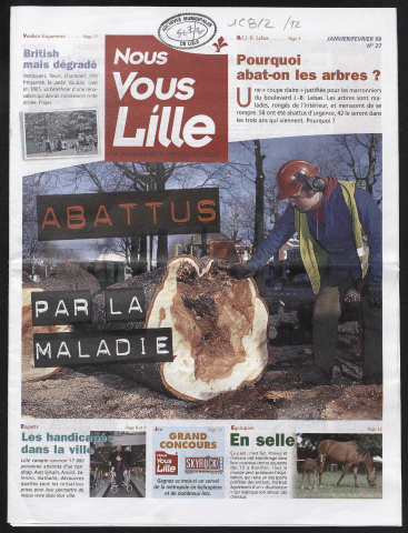 Nous Vous Lille n°27 - Abattus par la maladie. Pourquoi abat-on les arbres ?