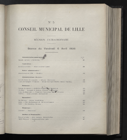 séance du 06 avril 1906