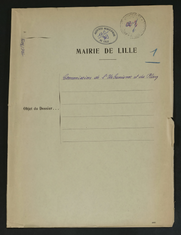 Commission de l'urbanisme et du Plan.