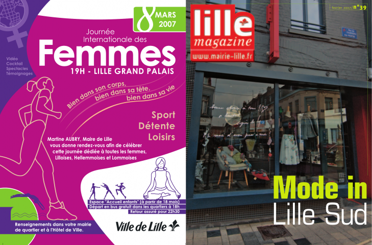 Lille magazine N°39 (février). - Mode in Lille Sud.