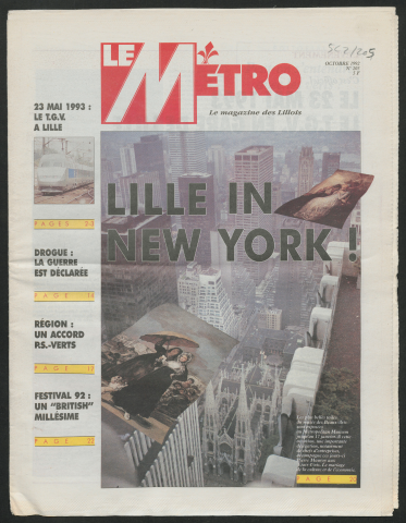 Le Métro .- Lille in New- York !