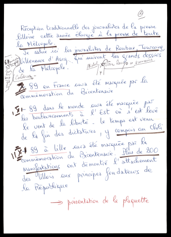 Rencontre nationale des élus socialistes originaires du Maghreb. (Lille)