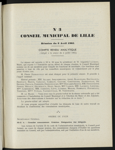 séance du 02 avril 1965