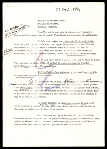 Mariage des géants Goliath. (Ath - Belgique)