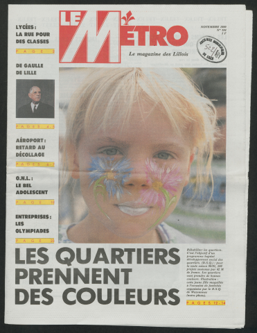 Le Métro .- Les quartier prennent des couleurs.