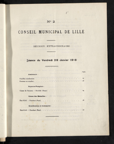 séance du 28 janvier 1916