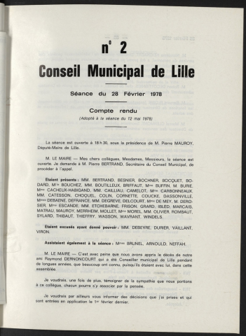 séance du 28 février 1978