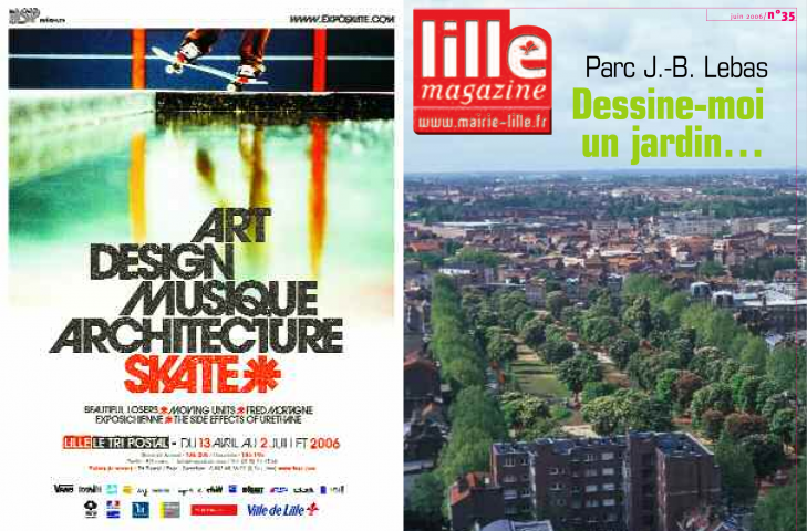 Lille magazine N°35 (juin). - Parc J-B Lebas dessine-moi un jardin &