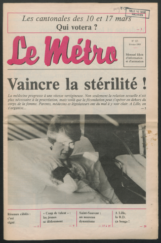 Le Métro .- Vaincre la stérilité !