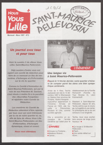 Nous Vous Lille - Editions des mairies de quartiers - n°2