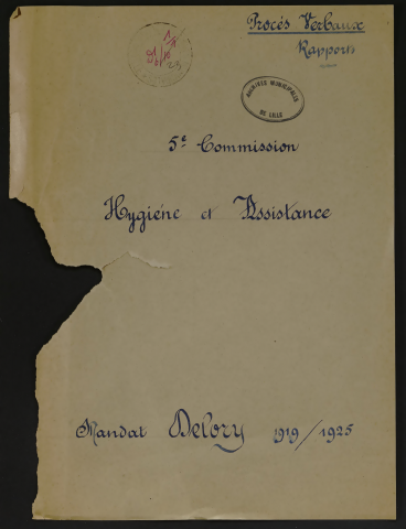 Commission hygiène et assistance.