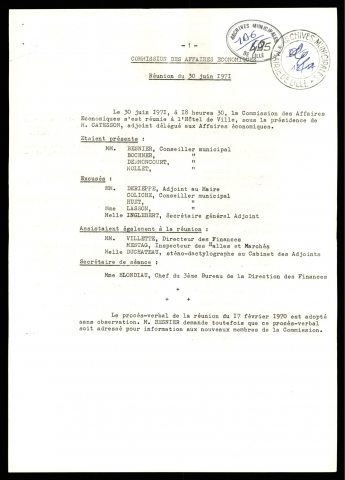 Commission des affaires économiques.