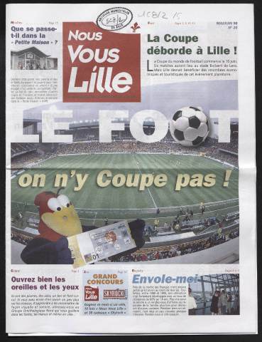 Nous Vous Lille n°20 - Le foot, on n'y Coupe pas ! La Coupe déborde à Lille !