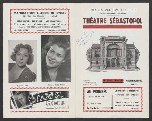 Les cloches de Corneville, 18/01/1948.