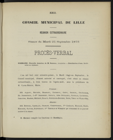 séance du 21 septembre 1875