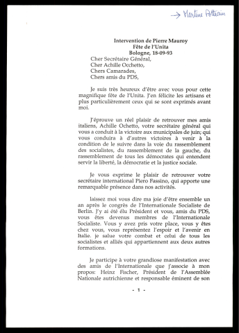 Fête de l'Unita. (Bologne - Italie)