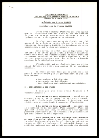 Convention nationale de l'Association des maires de grandes villes de France (Lille)