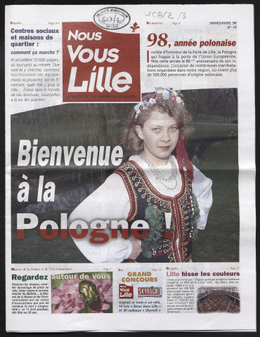 Nous Vous Lille n°18 - Bienvenue à la Pologne ! 98, année polonaise