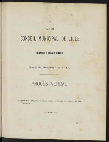 séance du 04 juin 1879