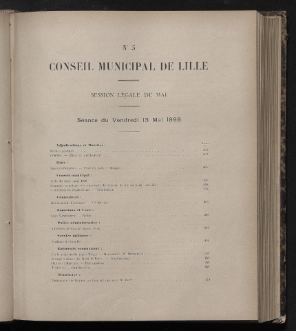 séance du 13 mai 1898