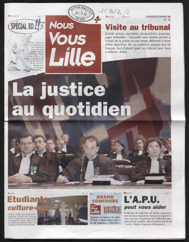 Nous Vous Lille n°16 - La justice au quotidien. Visite au tribunal.
