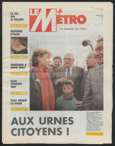 Le Métro .- Aux urnes citoyens !