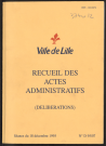 Délibérations, séance du 18 décembre 1995.