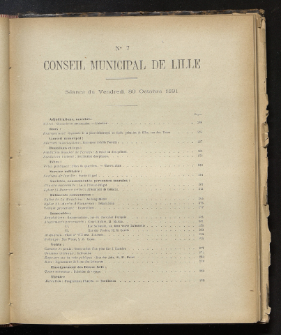 séance du 30 octobre 1891