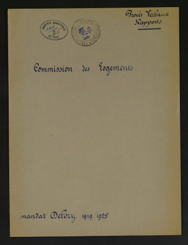 Commission des logements.