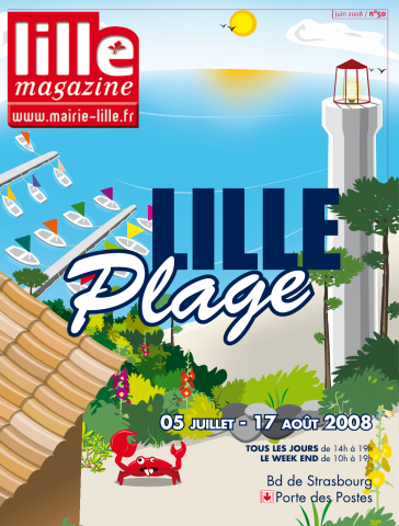 Lille magazine N°50 (juin). - Lille plage.