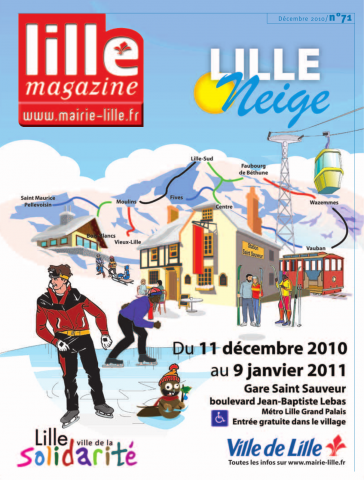 Lille magazine N°71 (décembre). - Lille neige.