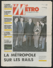Le Métro .- La Métropole sur les rails.