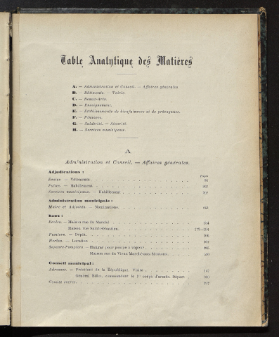 Table analytique 1888