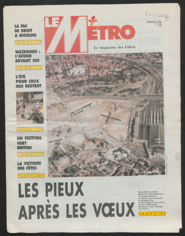 Le Métro .- Les pieux après les vœux.